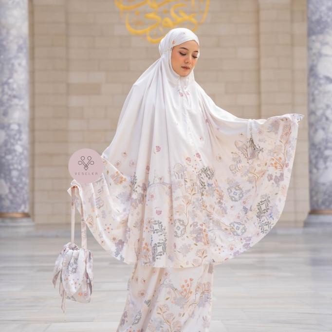 Veselka - Mukena Dewasa Yeni Valide set Sajadah Mahar Seserahan Silky
