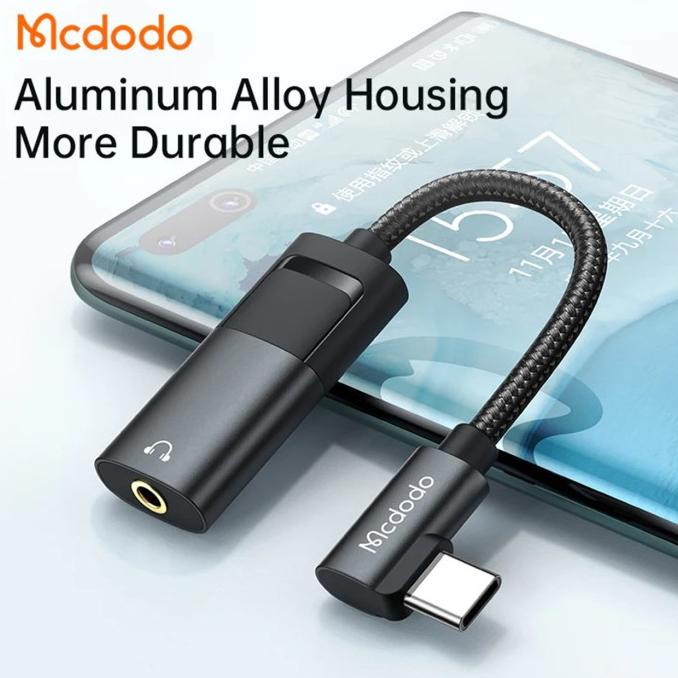 Audio Splitter USB Type C to Jack 3.5mm MCDODO Converter Kabel Adapter