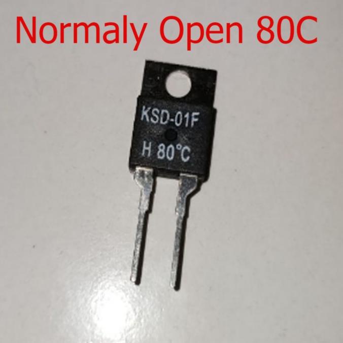 KSD-01F KSD01 KSD H 80C Thermal Switch Temperature Sensor Thermostat rajaav77 Kualitas Baik