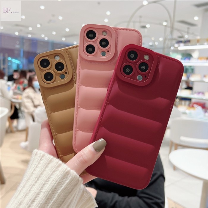 XA265 Soft Case Bahan Silikon Bentuk Jaket Down Jacket Untuk Iphone 11