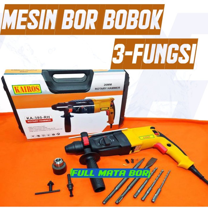 Terlaris Mach Mesin Bobok Tembok Beton Mesin Bor Hammer Rotary Hammer Redfox