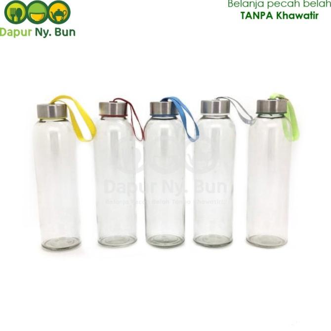 

Botol Minum Kaca / Ukuran 500ml / Round Bottle / Besar