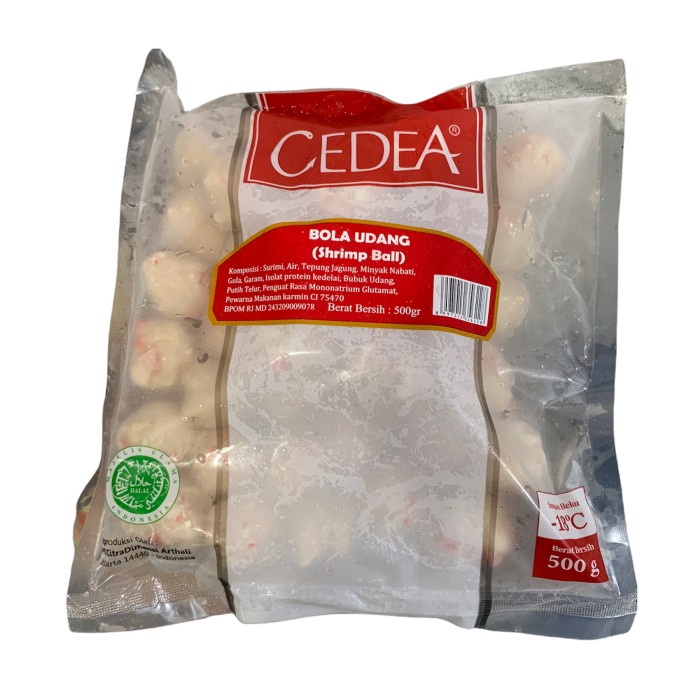

Cedea Shrimp Ball (Bola Udang) 500gr