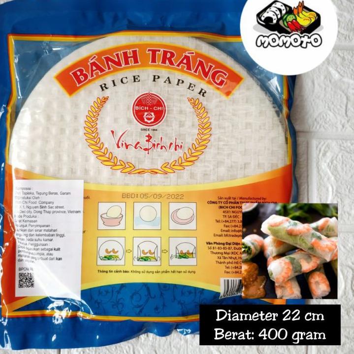 

➴ Banh Trang 400 gr Vietnam Rice Paper / Kulit Lumpia Vietnam / Spring Roll / Salad Wrap ♙