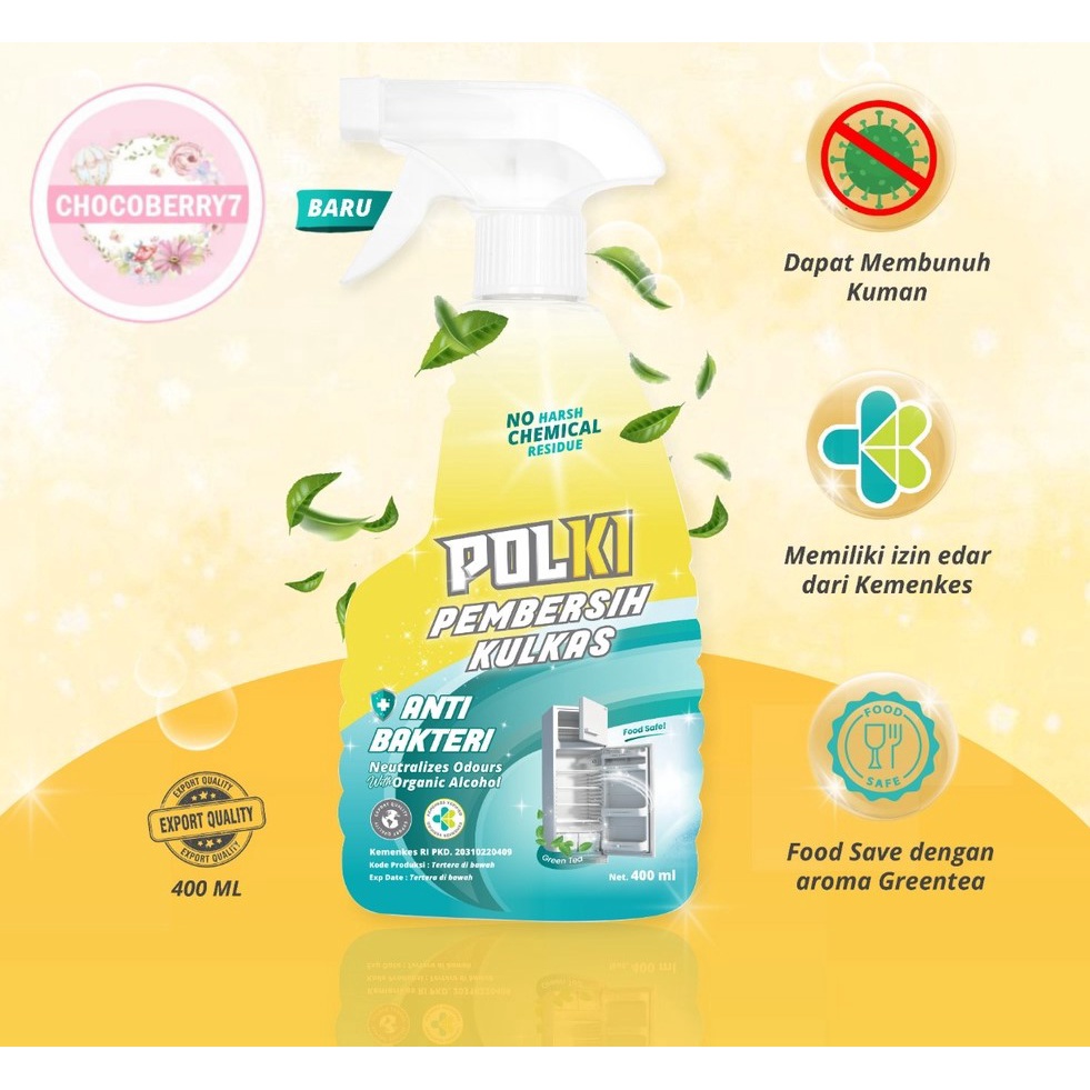 Polki Pembersih Kulkas Cairan 400ml Safe Spray Cleaner 400 ml