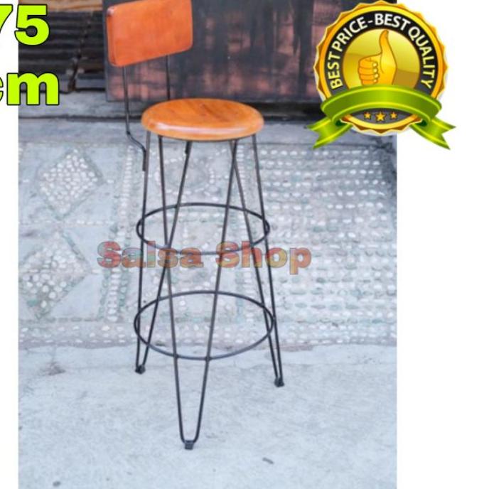 ✪ kursi cafe sandar 75cm kursi bar kursi kafe kursi cafe besi kursi cafe murah ☁