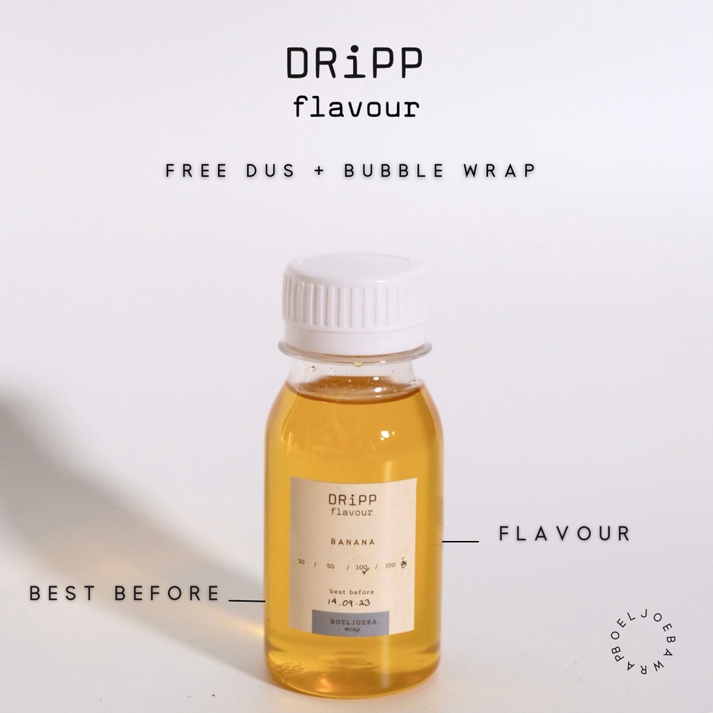 Dripp Banana Syrup Repack [30, 50, 100] g