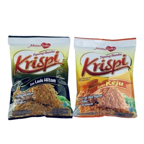 

MamaSuka Tepung Bumbu Krispi Crispy Keju Lada Hitam 170g