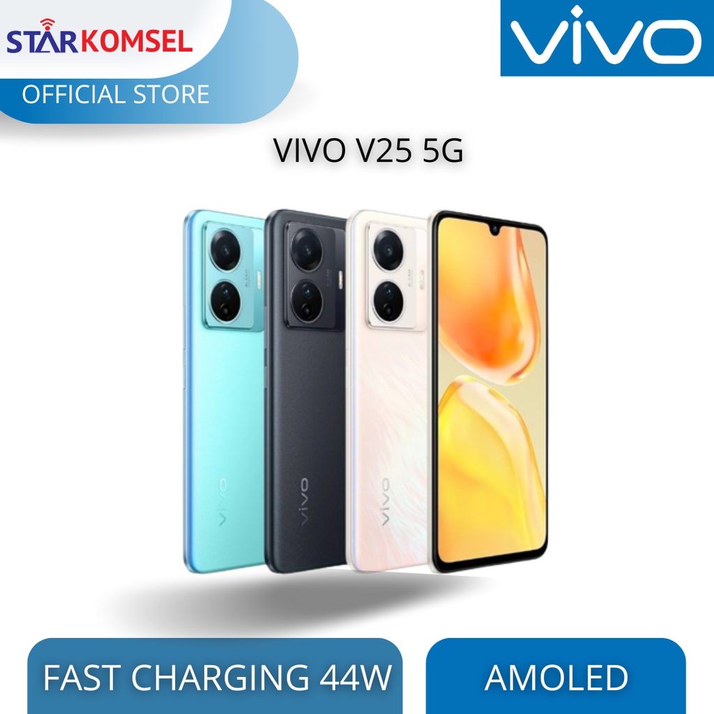 HP VIVO V25 5G 8/256 GARANSI RESMI VIVO EXTENDED RAM GARANSI SOFTWARE SELAMA PEMAKAIAN