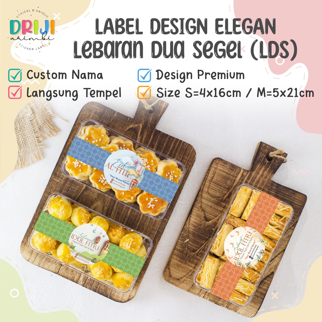 

Label Lebaran 2 Segel [Design Elegan]