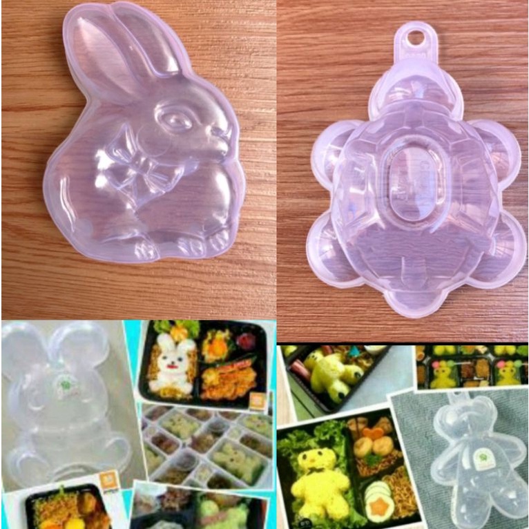 Cetakan nasi bento karakter/cetakan nasi/cetakan puding