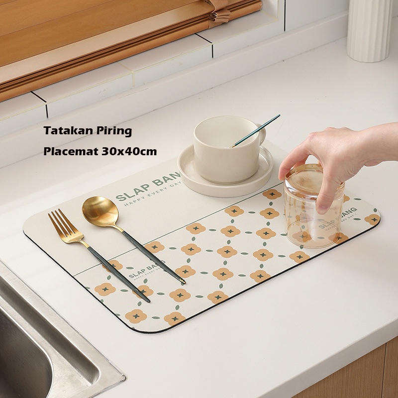 Mi.more Tatakan Piring Placemat 30x40cm Waterproof  / Tatakan Piring Kulit Tahan Air Alas Piring