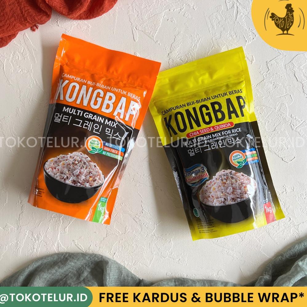 

✔️ KongBap MultiGrain Mix Beras Organik - 1KG | Natural Super Food - Campuran Nasi HALAL ORGANIC SEHAT