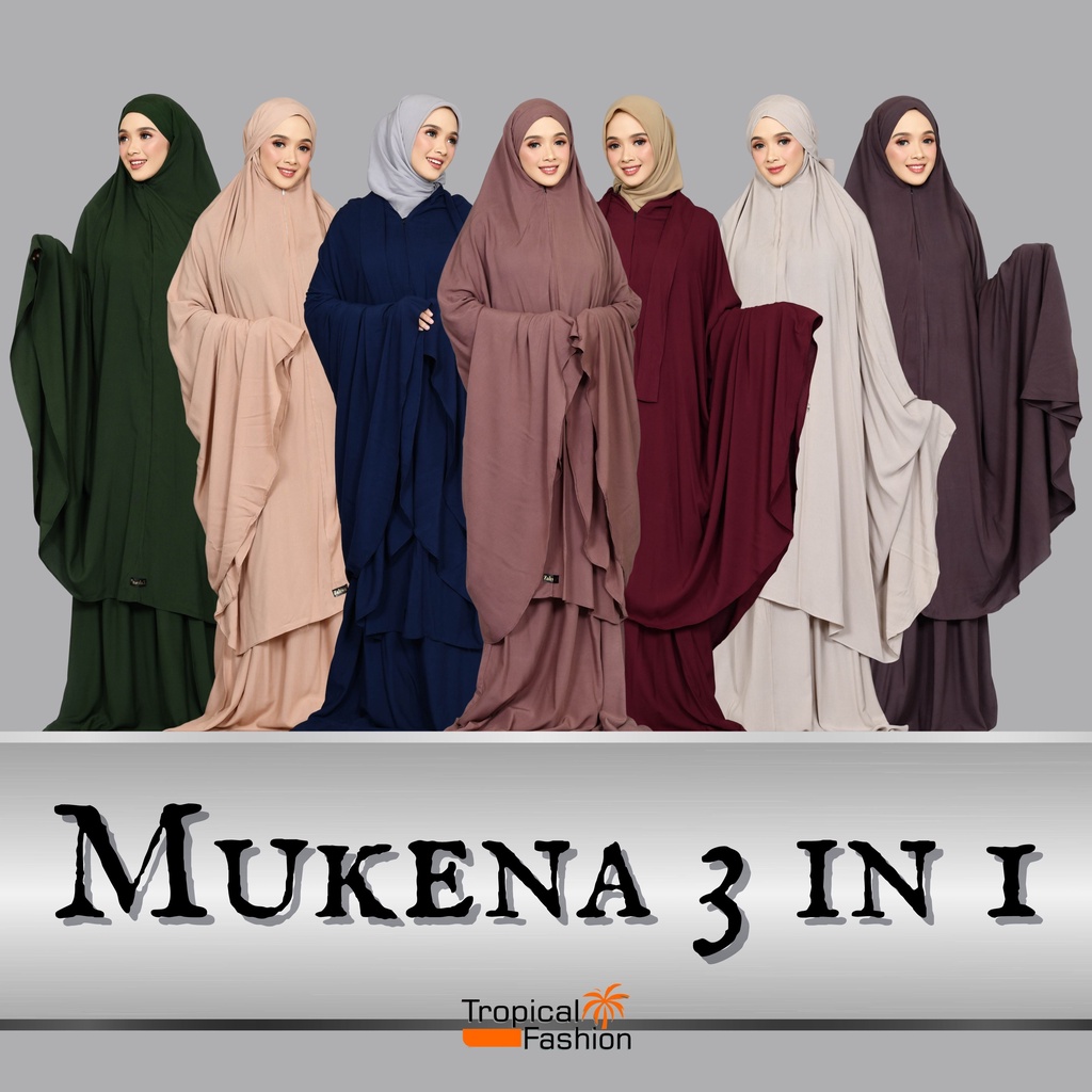 Mukena Bali 3 in 1 By Zahwa Bahan Rayon Janger Untuk Dewasa dan Remaja Termurah Kekinian