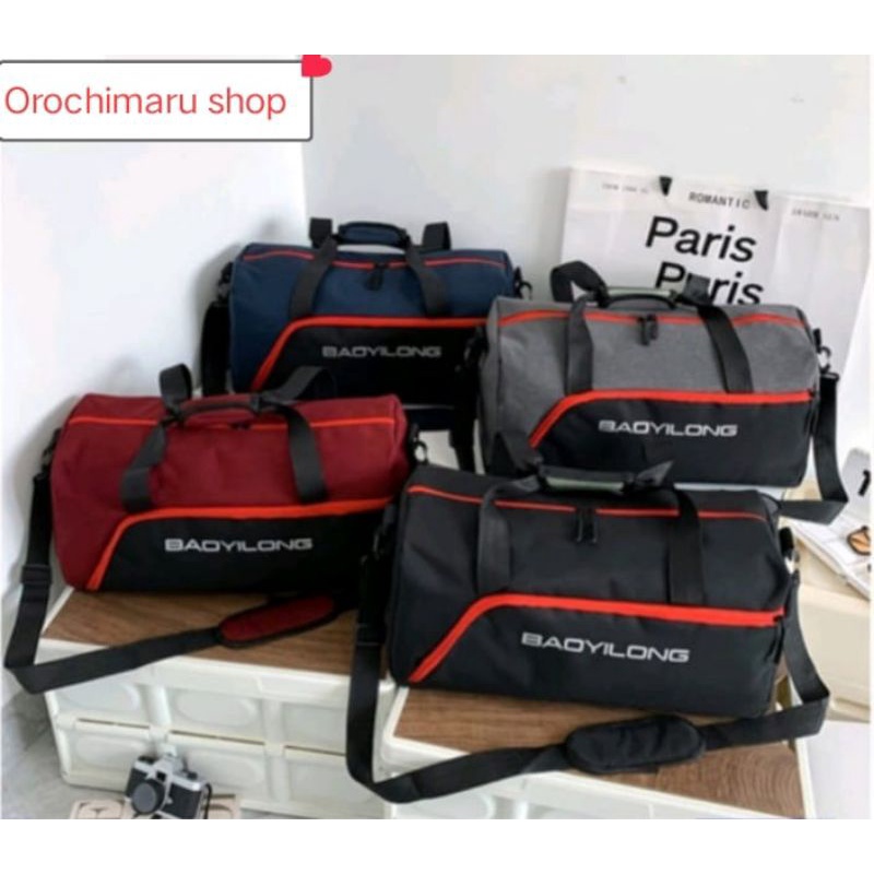 HOME TRAVEL {{BISA COD}} TRAVEL BAGS TRAVELING OLAHRAGA GYM DUFFEL FUTSAL LAKI-LAKI PEREMPUAN WATERPROOF BAOYILONG