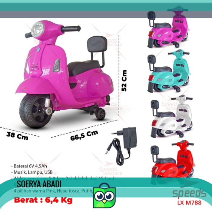 MOTOR AKI MAINAN ANAK MAINAN MOTOR-MOTORAN SEPEDA MOTOR AKI MAINAN TERLARIS