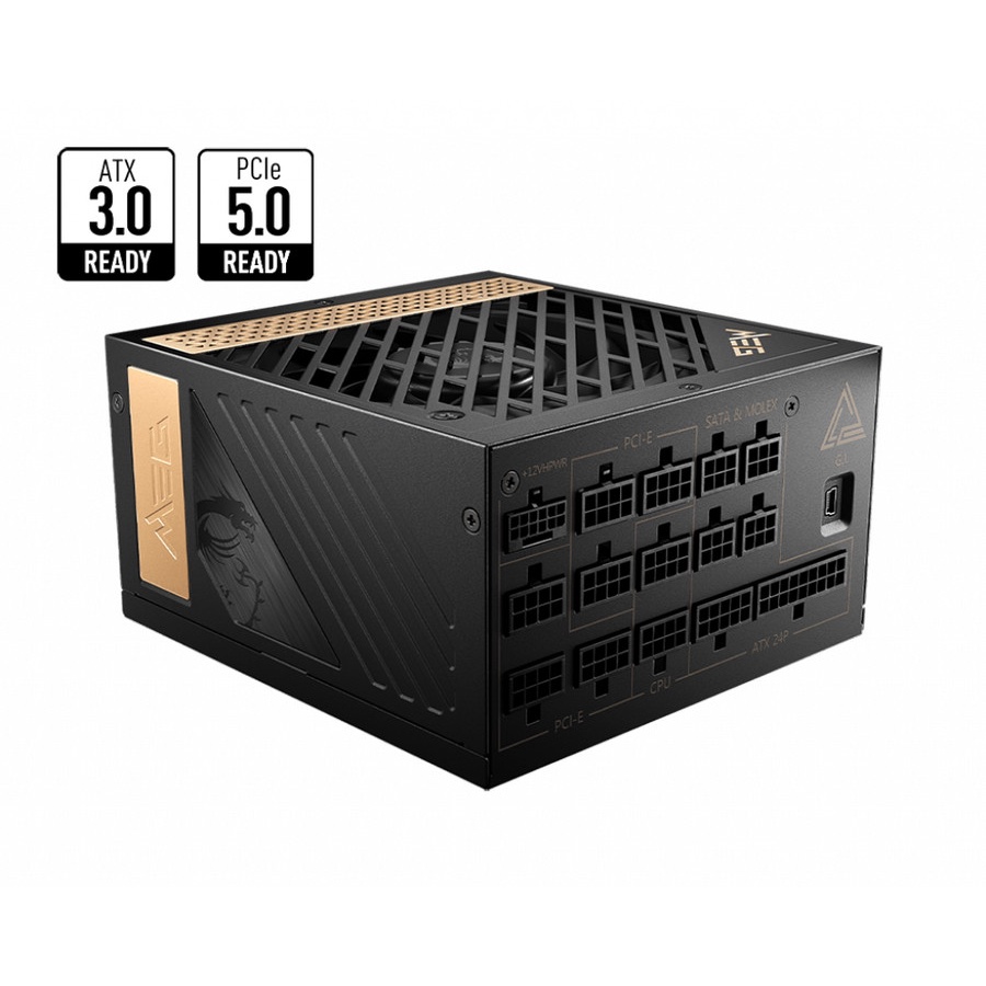 PSU MSI MEG Ai1300P PCIE5 1300W 80 Plus Platinum Full Modular Mantap