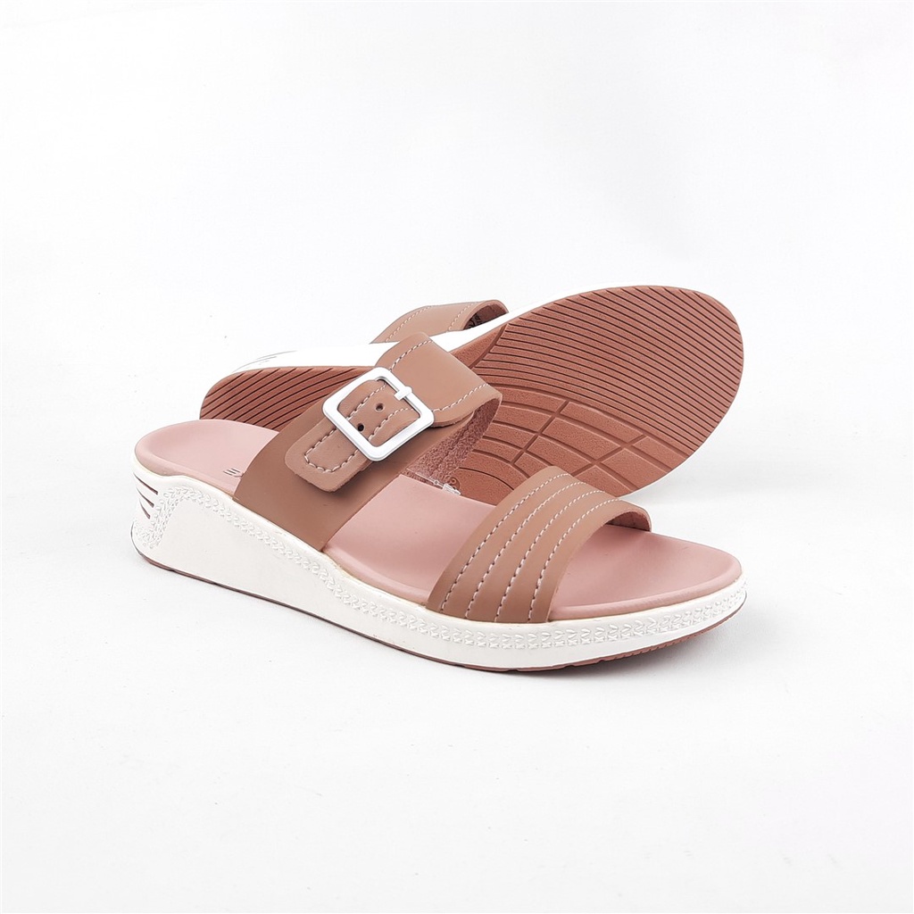 Sandal slide wedges wanita Exstreet Ola.03 36-40