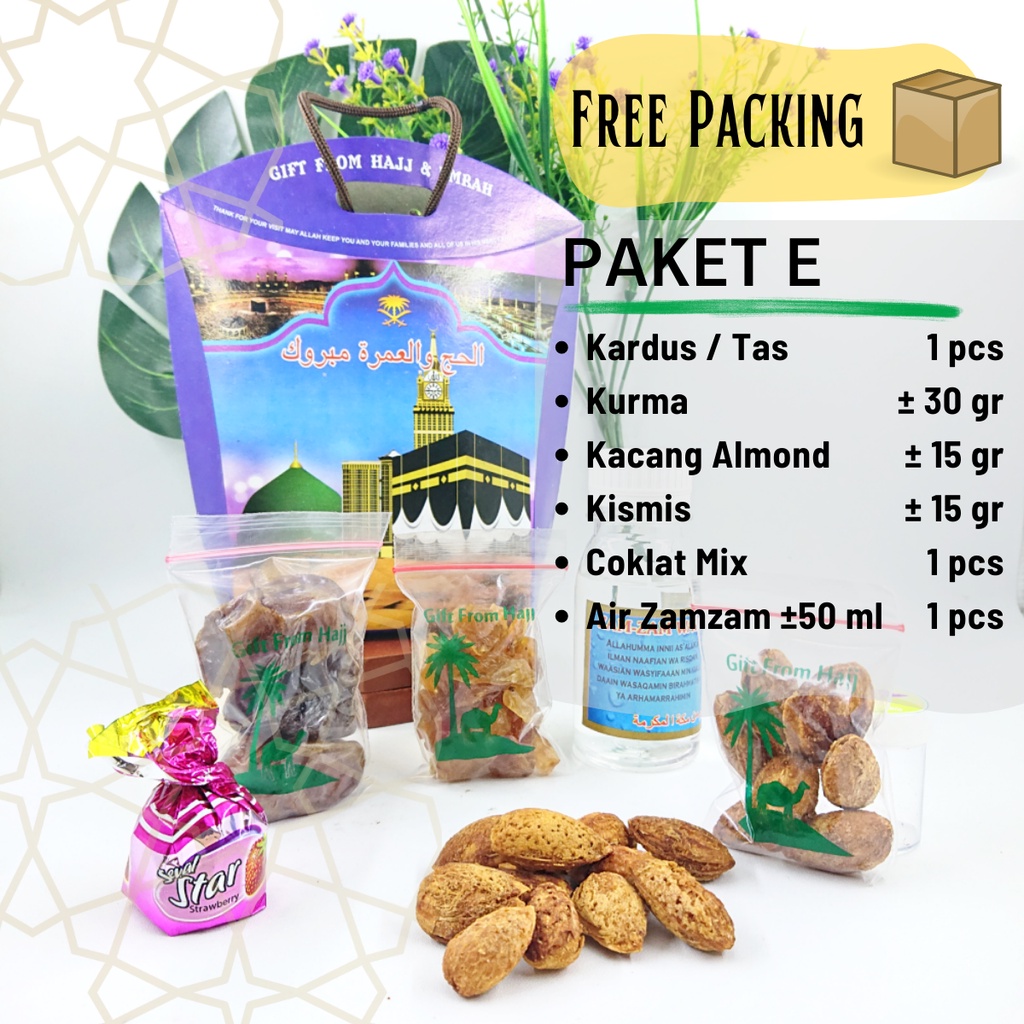 HAMPERS / PAKET OLEH OLEH HAJI DAN UMROH - PAKET E