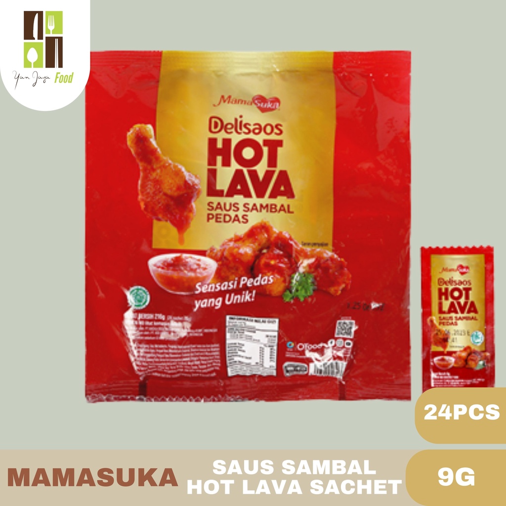 Mamasuka Saus Sambal Pedas Hot Lava/Hot Volcano Sachet