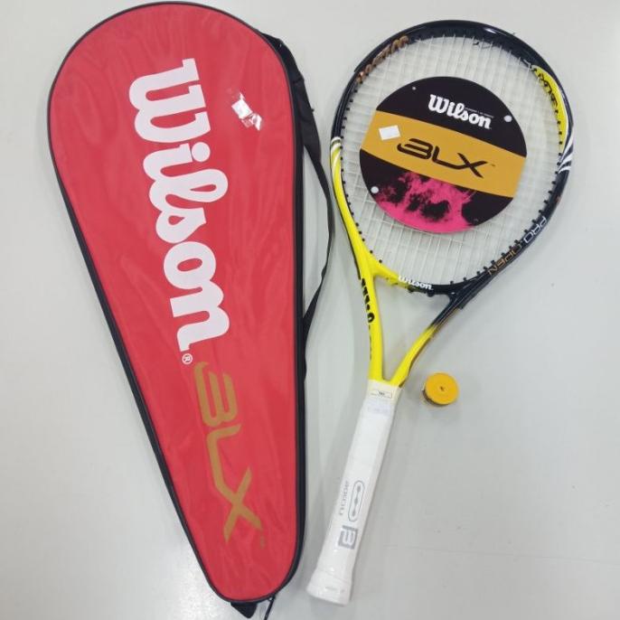 Raket Racket Reket Tenis Tennis Wilson Blx Pro Open N Code + Senar Dan Pothabeez99
