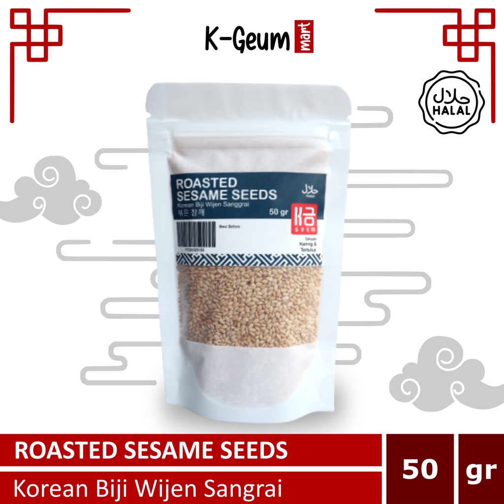 

Wijen Sangrai Korea Biji Wijen Panggang Korean Sesame Seeds Halal