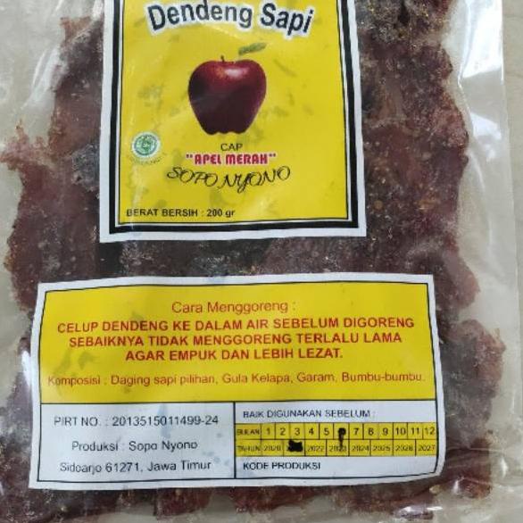 

▲ Dendeng Sapi cap APEL MERAH 200 gr ♠