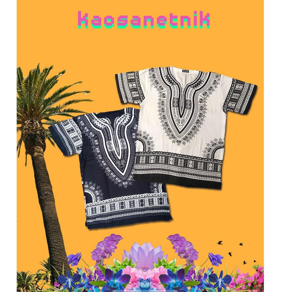 [ART. 310837] Kaos Etnik Dashiki Big Size Jumbo