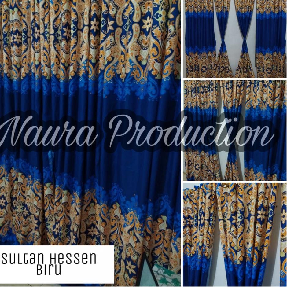 ➣ () Gorden Smokring / Hordeng Motif Smokring Ring 12 Bisa Jendela Motif Batik Sultan Biru Hanssen ✹