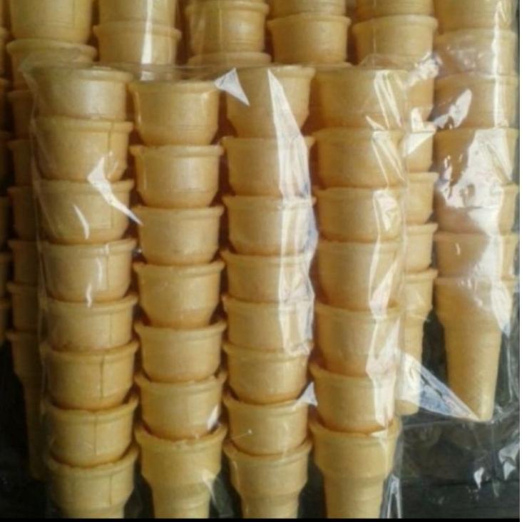 

♔ Cone McD Tanggung Controng es cream kreupuk es cream isi ➵