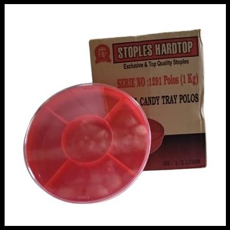 

Toples Kue Hardtop 1291 Candy Tray Polos 1Kg Sekat 5