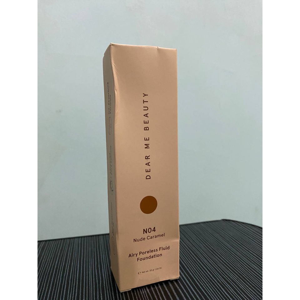 Dear Me Beauty Airy Poreless Fluid Foundation - N04 Nude Caramel