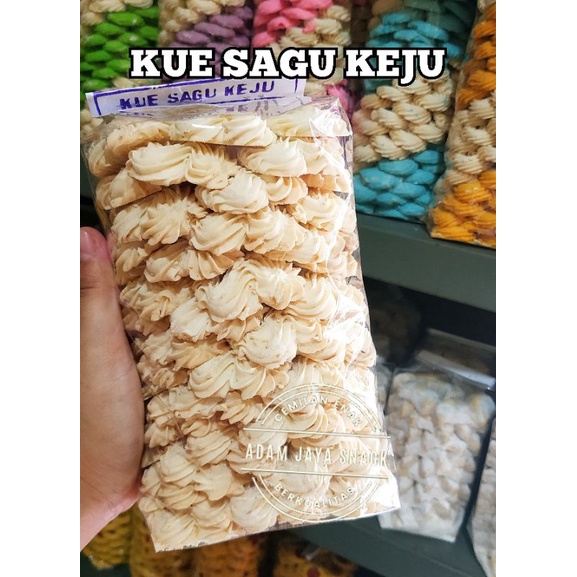 

KUE SAGU KEJU PACK 500GR/KUE KERING LEBARAN