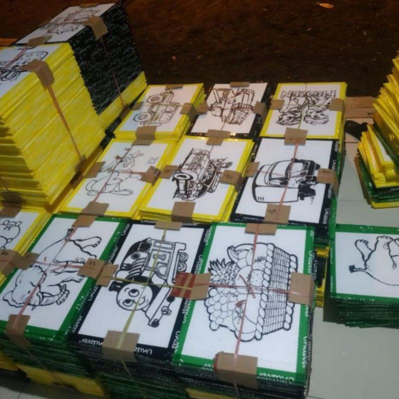 

Lukis gambar sterofoam