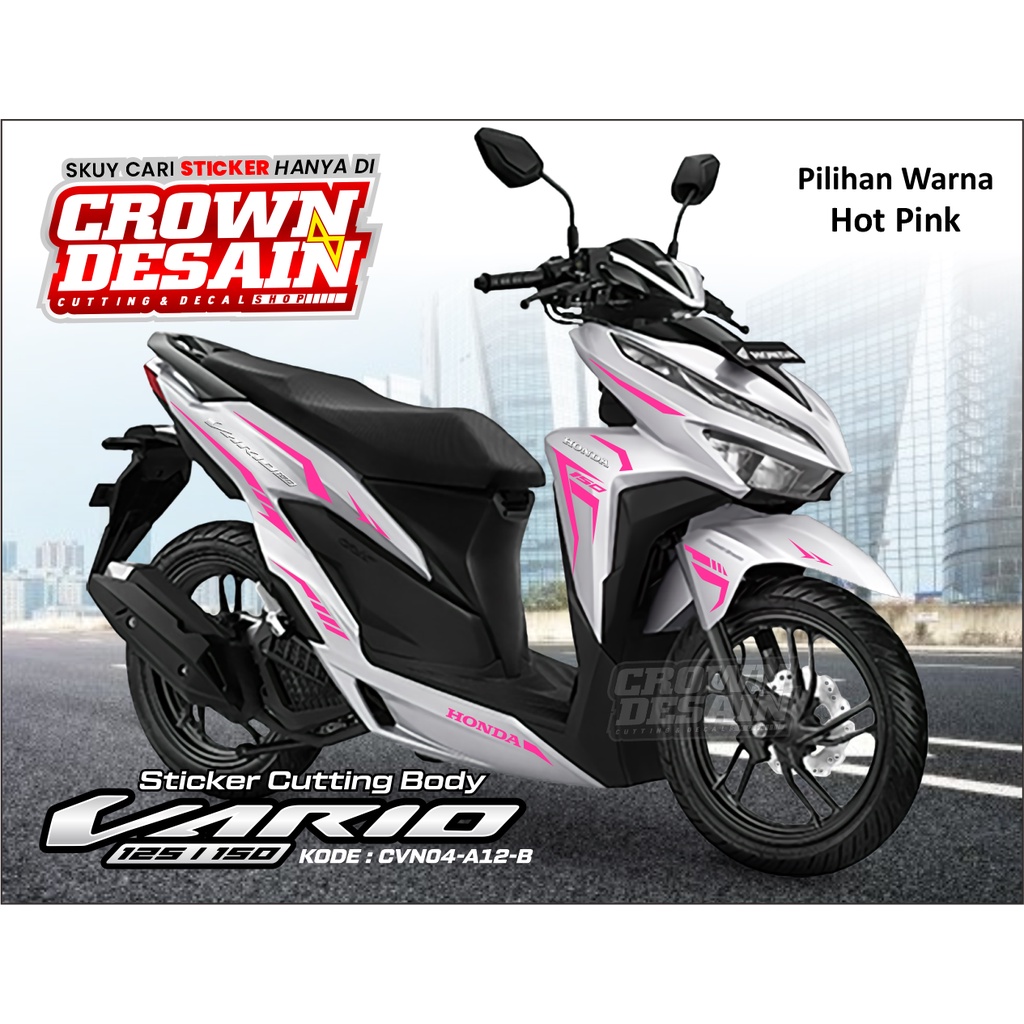 CUTTING VARIO NEW 150 PINK KODE CVN STIKER AKSESORIS MOTOR VARIO NEW