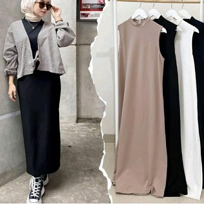 ♂ DRESS INNER SPAN JERSEY / INNER GAMIS TANPA LENGAN [] ◄