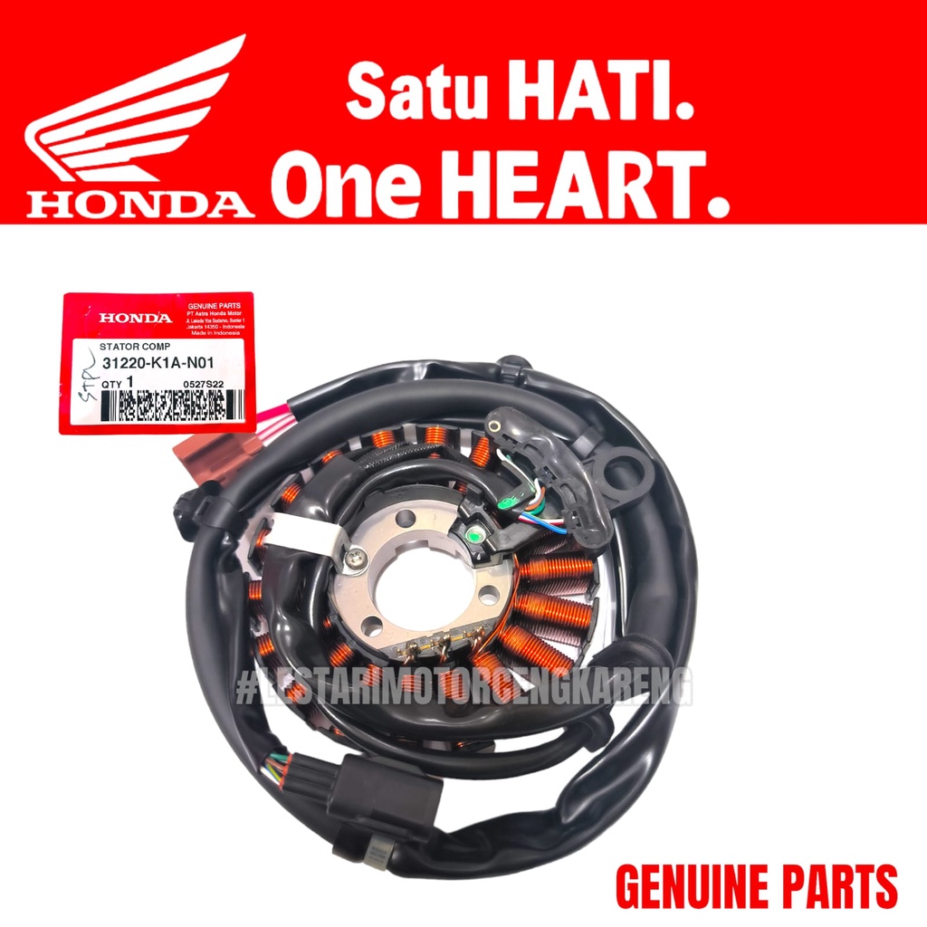 SPULL STATOR BEAT DELUXE LED BEAT STREET 2020 31220-K1A-N01 ASLI AHM