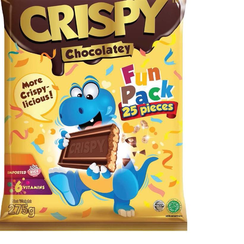 

➭ Coklat CRISPY Funpack isi 25pcs 275g ➹