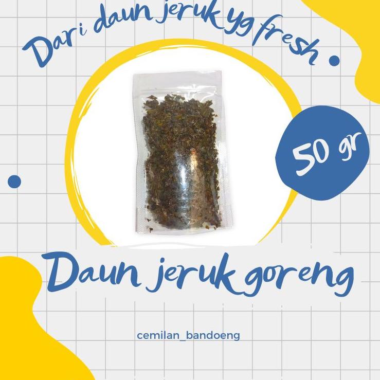 

Cepat laku DAUN JERUK GORENG FLAKE 50 GR