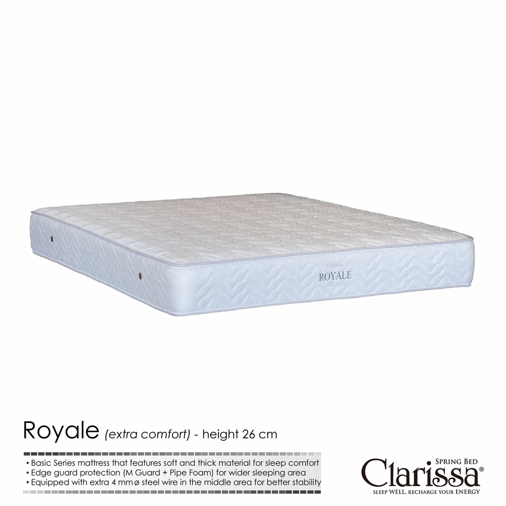 Clarissa Kasur Spring Bed Royale - 120x200 cm