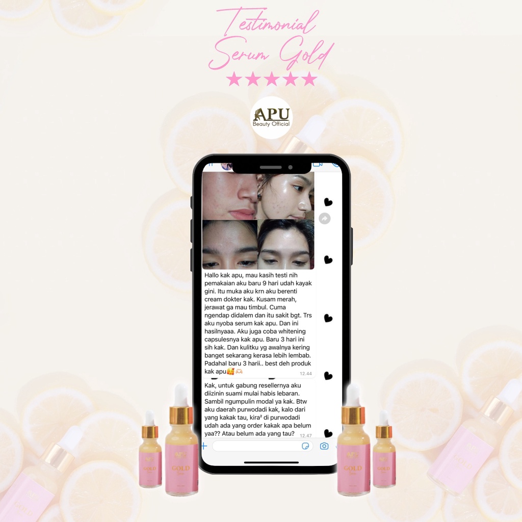 APU GOLD SERUM | SERUM ALL IN ONE by APU BEAUTY CARE