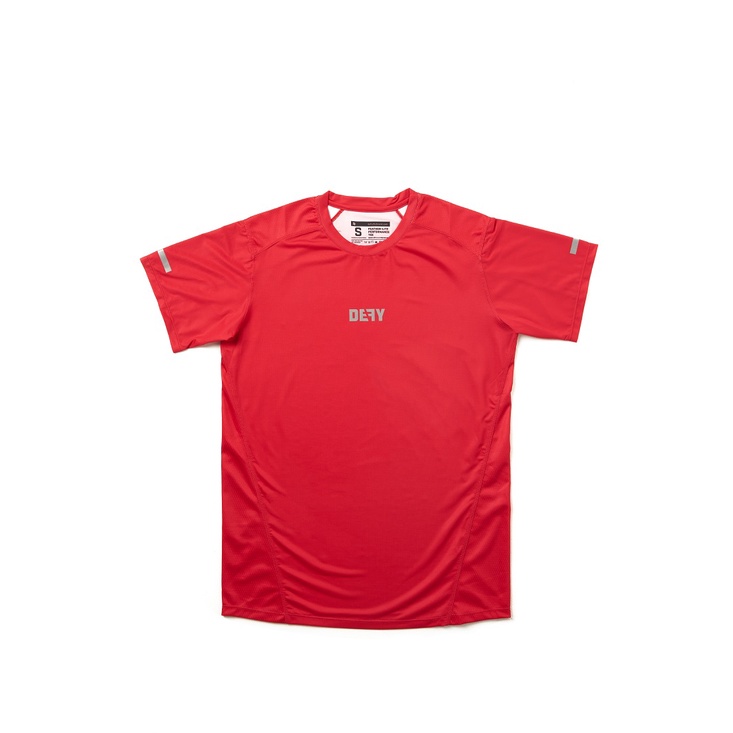 FEATHER- LITE PERFORMANCE TEE- RED