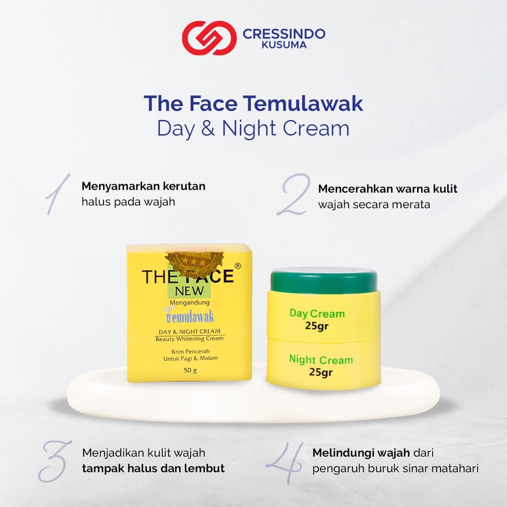 THE FACE Temulawak Brightening  (SABUN - TONER - FACIAL FOAM - FACIAL WASH - CREAM - SERUM)