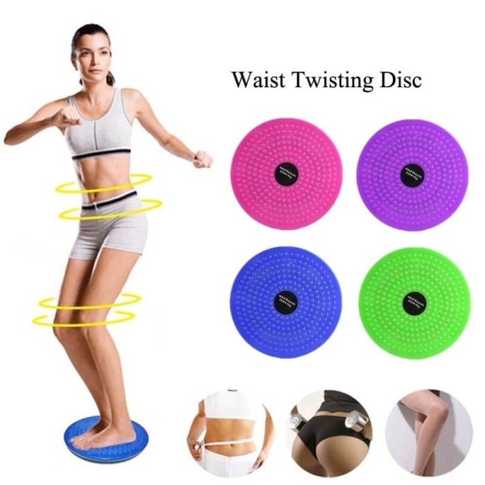 Jogging Trimmer Waist Twisting Magnetic / Alat Olahraga Putar Pelangsing Tubuh Pengecil Perut Pengencang Bokong / Piring Senam Body Trimmer Senam Fitness Jogging
