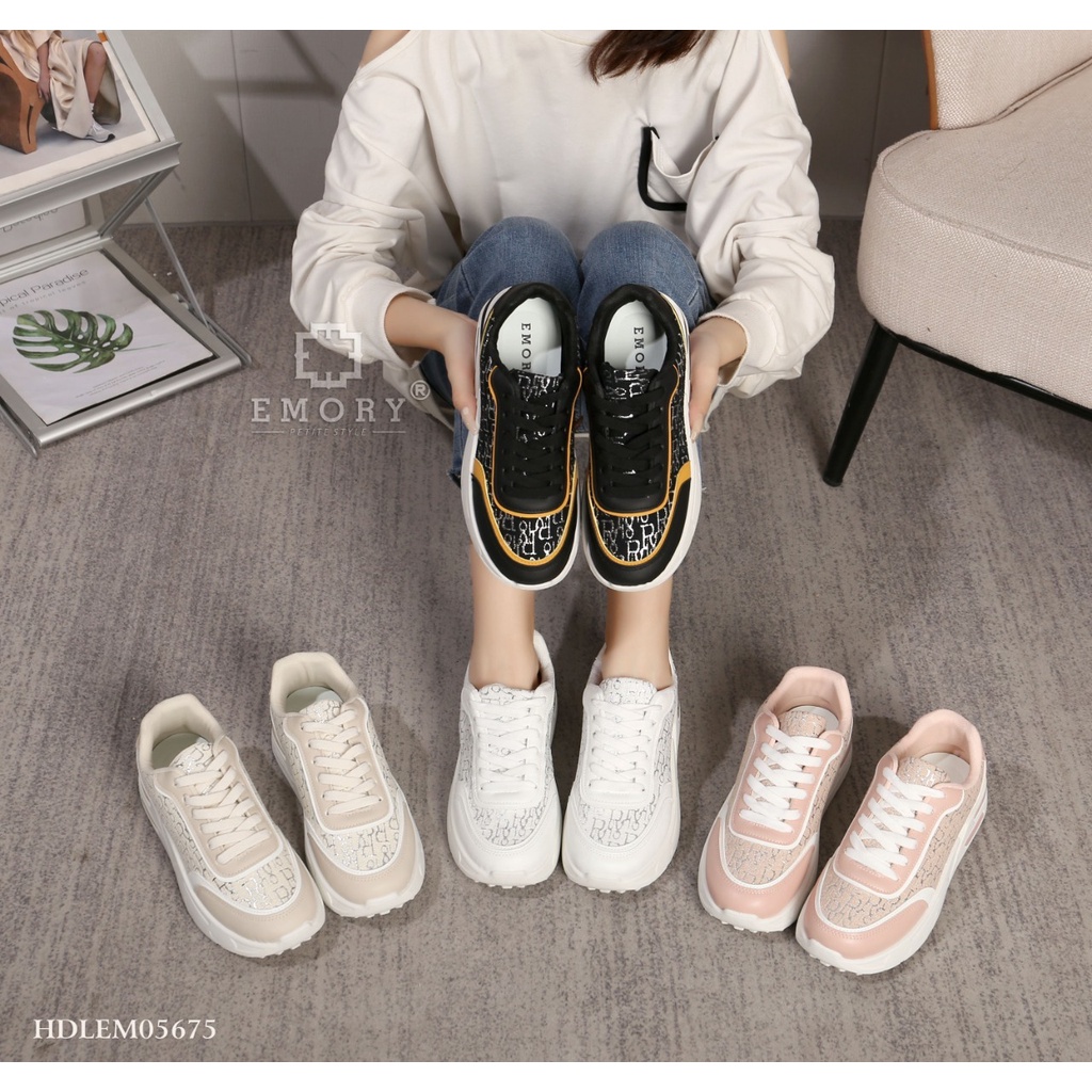 SEPATU SNEAKERS WANITA EMORYSTYLE Athyra  HDLEMO 5675 MB