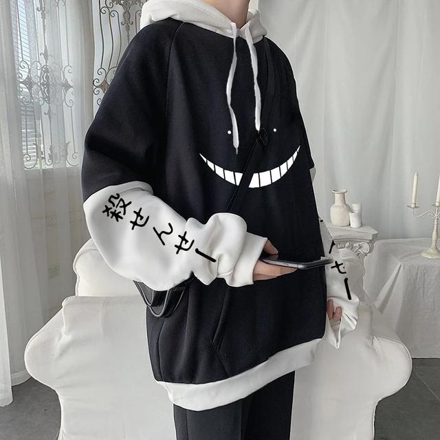 SWEATER HOODIE PRIA BIG SMILE JAPANESE STYLE TERBARU