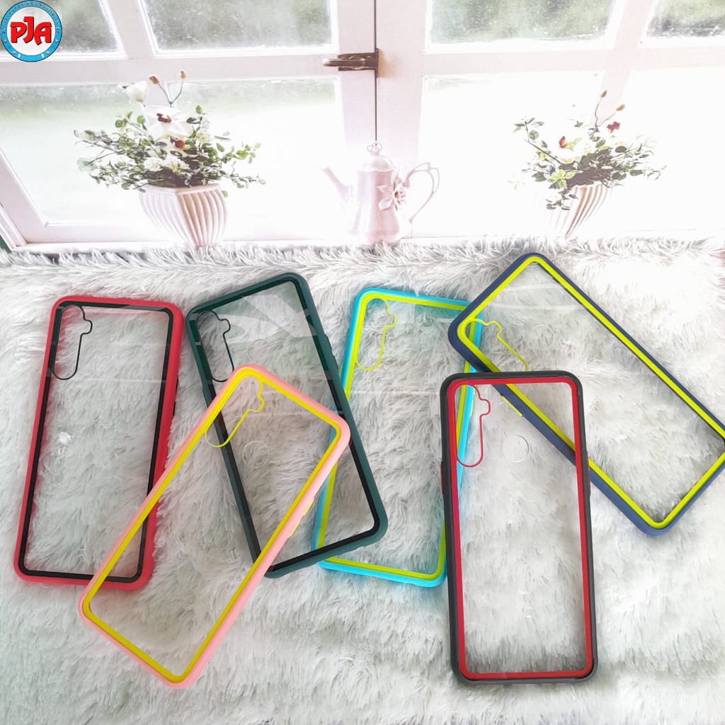 Soft Case Casing Silikon Clear List Colour Transparan Xiaomi Redmi 9 Note 9 9 Pro