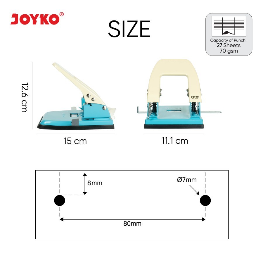 Punch / Pembolong Kertas Joyko No.85B / 85 B