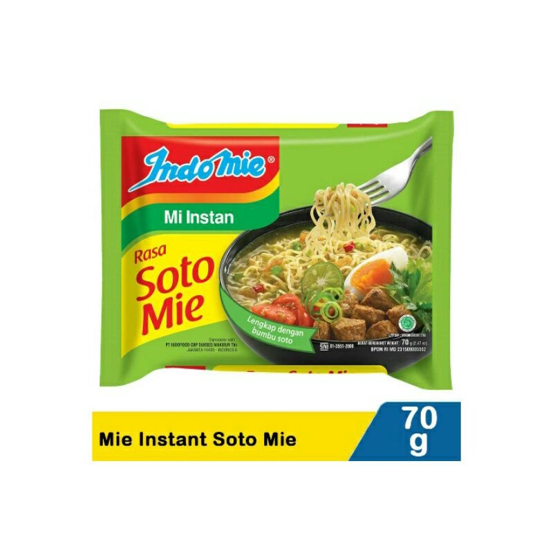 Indomie Mi Instan Soto Mie 70G