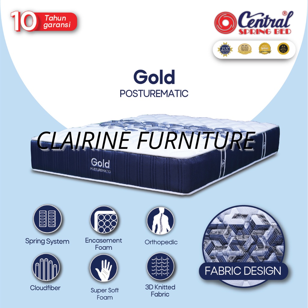 Kasur Central Springbed Gold -Hanya Kasur- 90x200 cm